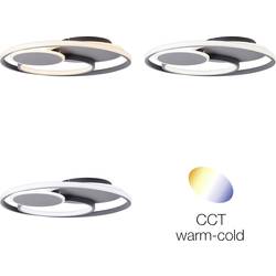 Brilliant G99371/22 Runda LED stropní svítidlo LED pevně vestavěné LED Energetická třída (EEK2021): F (A - G) 51.5 W šedá (matná)