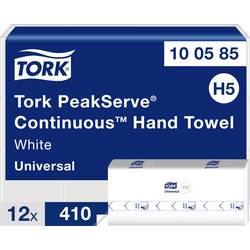 TORK 100585 PeakServe® papírové utěrky, skládané (d x š) 22.5 cm x 20.1 cm bílá 4920 ks