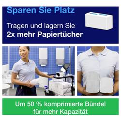 TORK 100585 PeakServe® papírové utěrky, skládané (d x š) 22.5 cm x 20.1 cm bílá 4920 ks