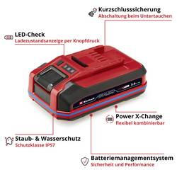 Einhell 4511618 SEALED PXC Plus A2 Power X-Change náhradní akumulátor pro elektrické nářadí 18 V 3 Ah Li-Ion