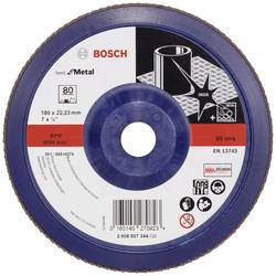 Bosch Accessories 2608607344 X571 vějířový brusný kotouč Průměr 180 mm Ø otvoru 22.33 mm Zrnitost 80 ocel 1 ks