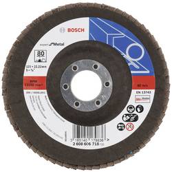 Bosch Accessories 2608606718 X551 vějířový brusný kotouč Průměr 125 mm Ø otvoru 22.33 mm Zrnitost 80 ocel 1 ks