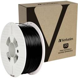 Verbatim 55052 3D PRINTER FILAMENT PET-G 1.75MM 1KG BLACK 55052. 1 vlákno pro 3D tiskárny PETG plast 1.75 mm 1 kg černá 1 ks