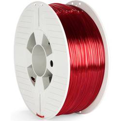 Verbatim 55062 55062 vlákno pro 3D tiskárny PETG plast 2.85 mm 1 kg červená (transparentní) 1 ks