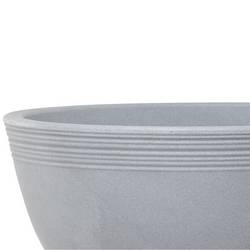 Siena Garden MALAGA 55-38-51-GA Mísa na rostliny polyetylén šedá