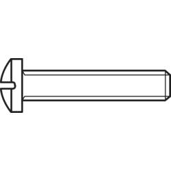 TOOLCRAFT 827139 čočkový šroub M3 35 mm křížová drážka Philips DIN 7985 ocel galvanizováno zinkem 100 ks