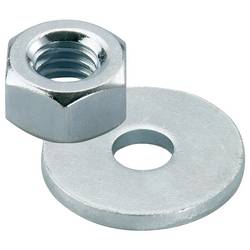 Fischer 510511 šestihranné matice ocel galvanizováno zinkem 25 pár