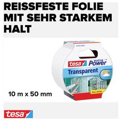 tesa 56349-00000-04 instalatérská izolační páska tesa® Extra Power transparentní (d x š) 10 m x 50 mm 1 ks