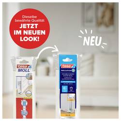 tesa 05418-00004-01 dvojité těsnění dveří tesaMOLL® bílá (d x š) 0.95 m x 25 mm 1 ks