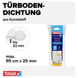 tesa 05418-00004-01 dvojité těsnění dveří tesaMOLL® bílá (d x š) 0.95 m x 25 mm 1 ks