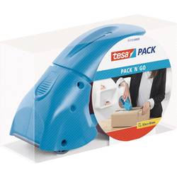 tesa odvíječ balicí pásky Pack n Go modrá Šířka role (max.): 50 mm Délka role (max.) 66 m včetně role lepicí fólie 50 m x 50 mm