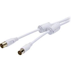 Vivanco antény, SAT kabel [1x anténní zástrčka - 1x ] 10 m 100 dB dvoužilový stíněný bílá