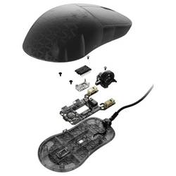 Endgame Gear XM2 8k v2 optická herní myš, přenos kabelový, 6 tlačítko, 30000 dpi, šedá
