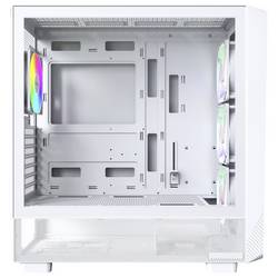 MONTECH Montech X5 PC-Gehäuse, Midi-Tower, ATX, ARGB - weiß pouzdro, PC skříň, herní pouzdro bílá