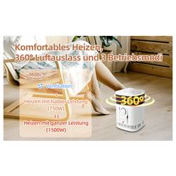 SHX SHX360PTC PTC topný ventilátor SHX360PTC bílá