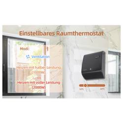 SHX SHXBH20R topný ventilátor SHXBH20R černá
