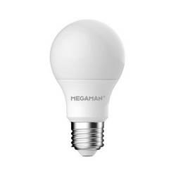 Megaman MM21155 LED Energetická třída (EEK2021) F (A - G) E27 klasická žárovka 7.5 W = 60 W teplá bílá (Ø x v) 60 mm x 109 mm vč. detektoru pohybu 1 ks