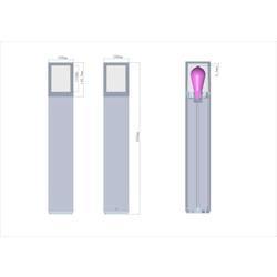 Deko Light 730495 Facado II Sloupkové světlo E27 20 W tmavě šedá