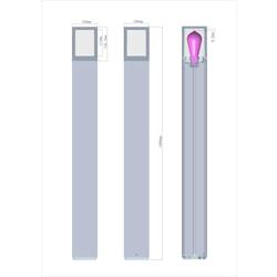 Deko Light 730498 Facado II Sloupkové světlo E27 20 W tmavě šedá