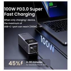 UGREEN UGREEN PB724 12K 100W PowerBank 1C1A powerbanka Li-Ion, 12000 mAh, Power Delivery 3.0, šedá, Možnost současného nabíjení a vybíjení