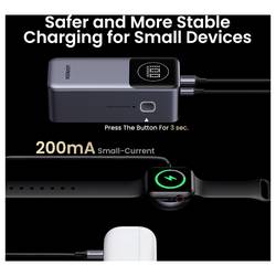 UGREEN UGREEN PB724 12K 100W PowerBank 1C1A powerbanka Li-Ion, 12000 mAh, Power Delivery 3.0, šedá, Možnost současného nabíjení a vybíjení