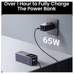 UGREEN UGREEN PB724 12K 100W PowerBank 1C1A powerbanka Li-Ion, 12000 mAh, Power Delivery 3.0, šedá, Možnost současného nabíjení a vybíjení
