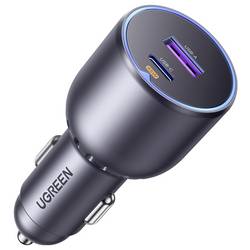 UGREEN EC701 63W Car Charger 1A1C Nabíječka do auta, USB Power Delivery (USB-PD) , 1x USB A , 1x USB-C®, 63 W, Adaptivní rychlé nabíjení, Rychlé nabíjení, PPS,