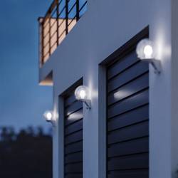 Steinel L 585 S 035723 venkovní nástěnné osvětlení s PIR detektorem úsporná žárovka, LED E27 60 W antracitová