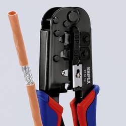Knipex 97 51 10 krimpovací kleště modulární zástrčky (zástrčky Western) , RJ11, RJ12, RJ45