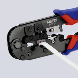 Knipex 97 51 10 krimpovací kleště modulární zástrčky (zástrčky Western) , RJ11, RJ12, RJ45