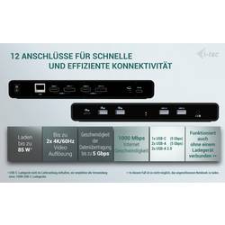 i-tec dokovací stanice pro notebook CADUA4KDOCKPDB100