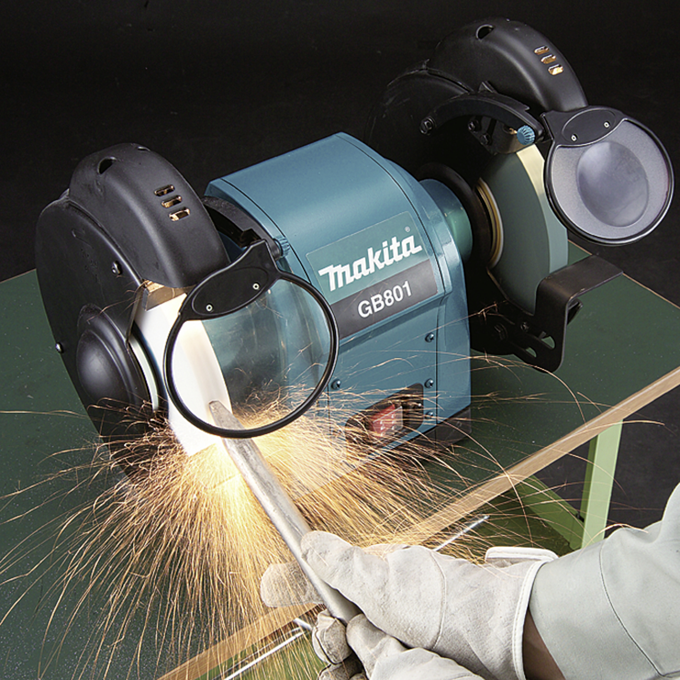 Makita GB801 GB801 dvoukotoučová bruska 550 W 205 mm
