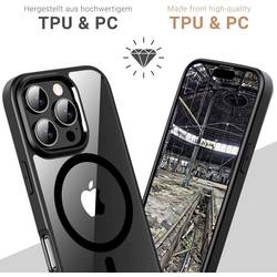 JT Berlin BackCase Pankow Hybrid zadní kryt na mobil Apple iPhone 16 Pro černá, transparentní Kompatibilní s MagSafe 11100