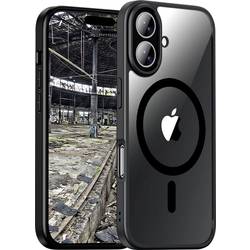 JT Berlin BackCase Pankow Hybrid zadní kryt na mobil Apple iPhone 16 černá, transparentní Kompatibilní s MagSafe 11098
