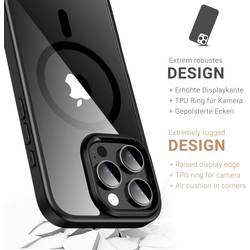 JT Berlin BackCase Pankow Hybrid zadní kryt na mobil Apple iPhone 16 Pro Max černá, transparentní Kompatibilní s MagSafe 11101