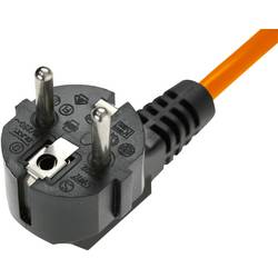 Kash IEC připojovací kabel C13/C14 IEC C13 zásuvka 10 A - úhlová zástrčka s ochranným kontaktem černá, oranžová 3.00 m 1 ks