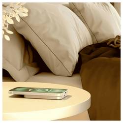 ZENS ZEPP05W/00 powerbanka Li-Ion, 5000 mAh, Bezdrátové nabíjení Qi, USB, bílá