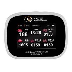 PCE Instruments PCE-RCM 7 měřič oxidu uhličitého (CO2), CO2, PCE-RCM 7