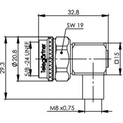 Telegärtner 100024208 100024208 koaxiální adaptér N zástrčka - FME zástrčka 1 ks Piece