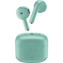 Cellularline Headset do uší (In Ear) Bluetooth®, Bez kabelu zelená Nabíjecí pouzdro mobil