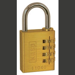 Kasp K11040 visací zámek na heslo, mosaz