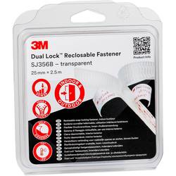 3M Dual Lock pásek se suchým zipem, lepicí, (d x š) 2.5 m x 25 mm, transparentní, 1 ks