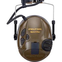3M Peltor SportTac MT16H210F-478-GN mušlový chránič sluchu proti impulzním zvukům 26 dB 1 ks