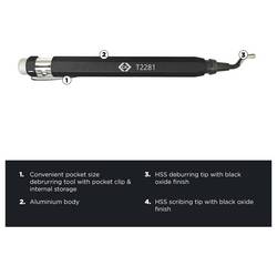 C.K T2281 Odhrotovač sada 1 ks
