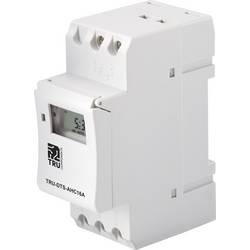 TRU COMPONENTS TRU-DTS-AHC16A Centrální řízení Provozní napětí: 230 V/AC 1 přepínací kontakt 16 A 250 V/AC týdenní program