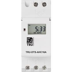 TRU COMPONENTS TRU-DTS-AHC16A Centrální řízení Provozní napětí: 230 V/AC 1 přepínací kontakt 16 A 250 V/AC týdenní program