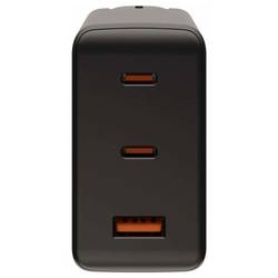 Urban Armor Gear SRGE USB nabíječka, GaN, USB-C® zásuvka (nabíjení), USB-A zásuvka, 100 W, Dodávka energie, černá