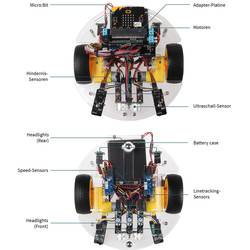 Joy-it robot Micro:Bit JoyCar hotový výrobek MB-Joy-Car-set4