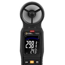 PCE Instruments anemometr 1 do 162 km/h, s funkcí měření teploty, s USB rozhraním, PCE-AM 40