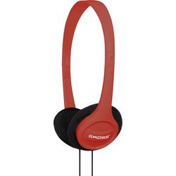 KOSS KPH7 sluchátka otevřená (On Ear) kabelová stereo červená Hi-Fi
